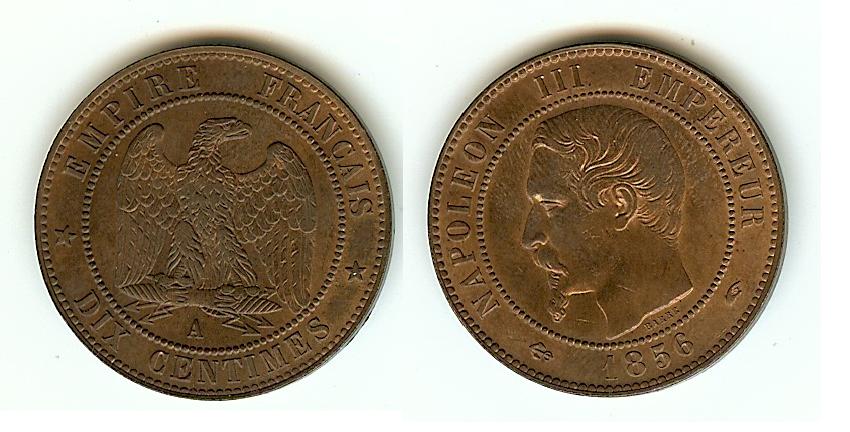 10 Centimes Napoléon III 1856A AU